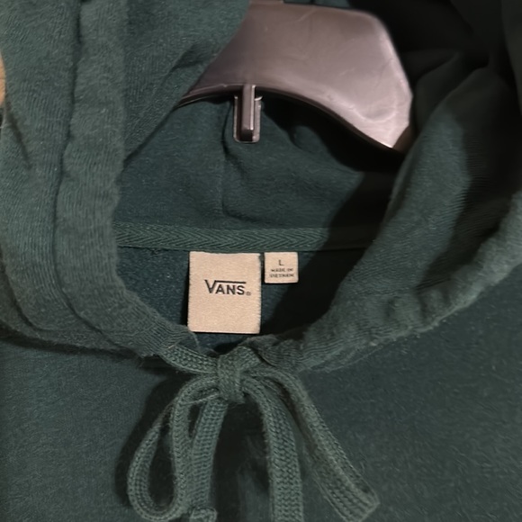 Vans emerald green pull over hoodie women’s size large - Picture 4 of 6